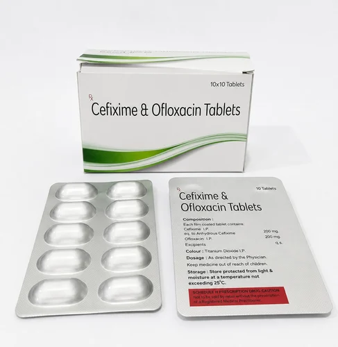 Cefixime + Ofloxacin Tablets