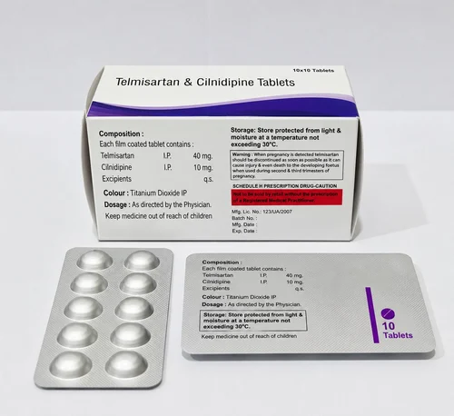 Telmisartan + Cilnidipine Tablets